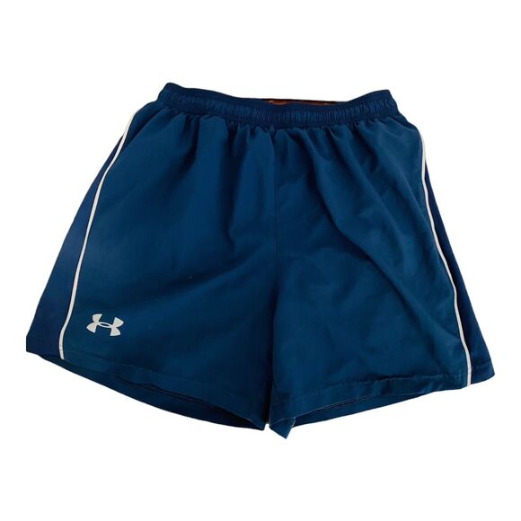 Under Armour Women's Blue Athletic Shorts Size Medium M‎ - Picture 1 of 5